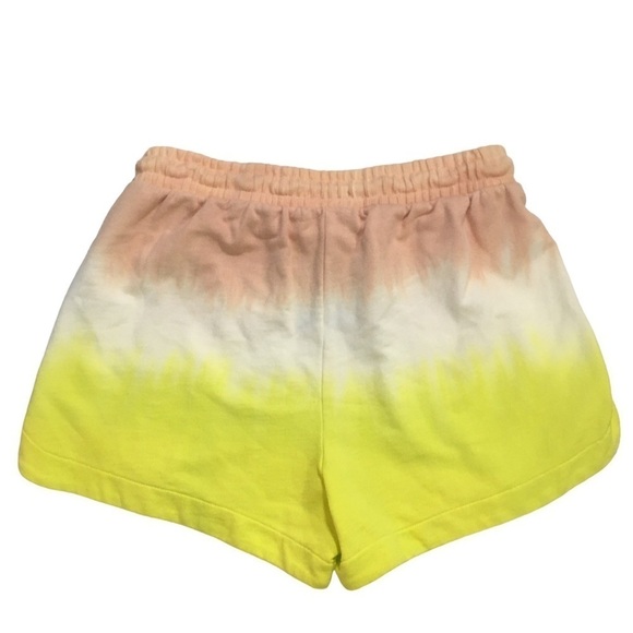 Nwt ATM Anthony Thomas Melillo Dip-Dyed Multi Color Ombré Terry Shorts - Picture 5 of 14